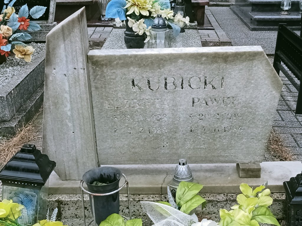 Grób Adam Kubicki