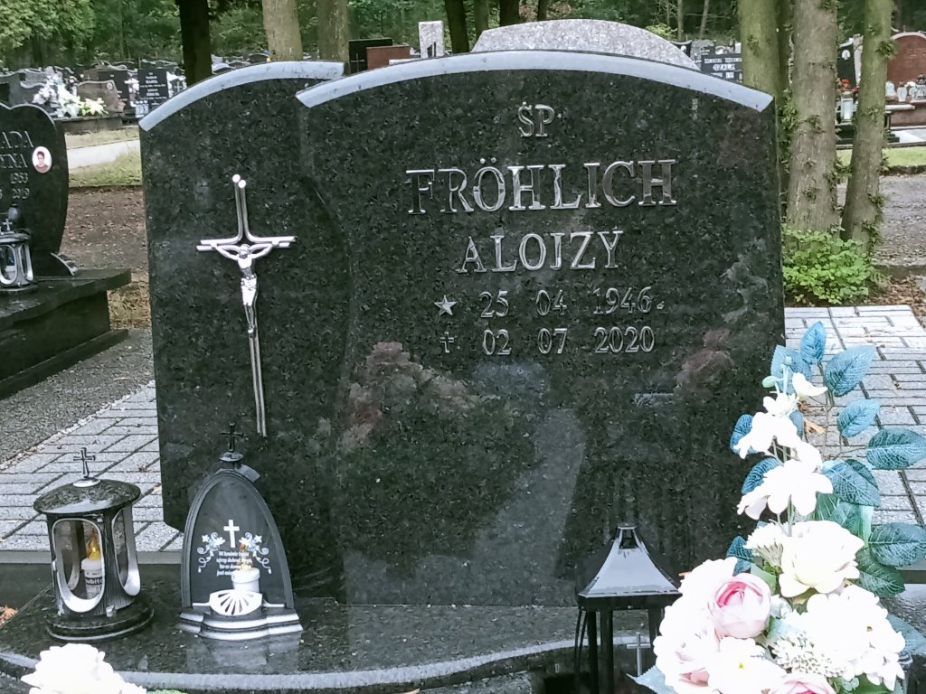Grób Alojzy Frohlich